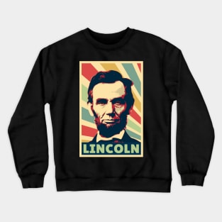 Abraham Lincoln Vintage Colors Crewneck Sweatshirt